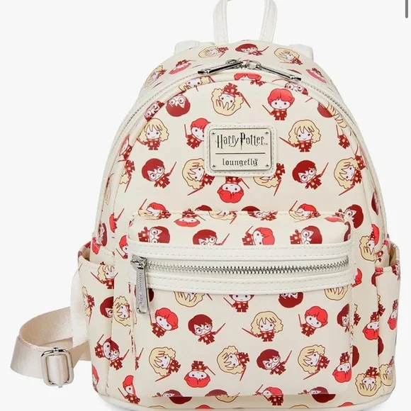 Loungefly White Backpack with Harry Potter Print s-l400.jpg main image 2